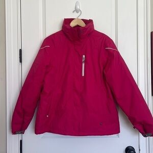 Lands’ End Women’s Winter Snow/Ski Coat Hot Pink L (14/16)